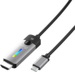 j5create JCC157 1, 79 M USB C-típus HDMI Fekete, Szürke (JCC157-N) (JCC157-N)