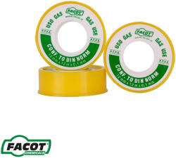 Facot TEFDIN1212F teflon szalag gázhoz, 12x0, 1 mm - 12 m (PTFE) (TEFDIN1212F)