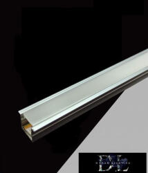 UNIVERSO Süllyesztett profil LED szalaggal 12V 7W-800lm/M 3000K IP20 2M (AL-12V-2025-120-N)