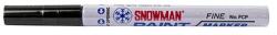 SNOWMAN Lakkmarker SNOWMAN/DEC FCP-12 3mm Fine fekete (FCP-12 FEKETE) - tonerpiac