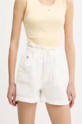 Tommy Jeans vászonkeverék rövidnadrág - fehér XL
