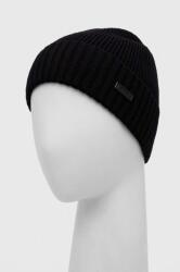 BOSS gyapjú sapka - fekete Univerzális méret - answear - 18 990 Ft