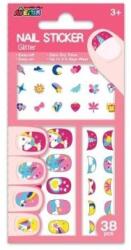 Edu Toys Avenir: Csillogó körömmatrica szett - Unikornisok (AvenirNA198176)