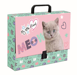 St. Majewski My Little Friend cicás fogantyús irattartó XL - Fluffy Kitty