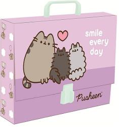 St. Majewski Pusheen Cat cicás fogantyús irattartó XL - Smile every day