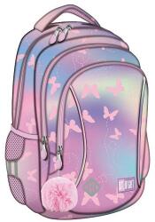 ST.RIGHT pillangós ergonomikus iskolatáska, hátizsák 39 cm - Pink Ombre (680007)