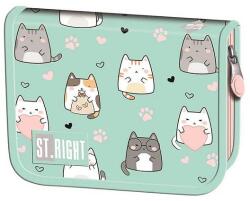 ST.RIGHT cicás kihajtható tolltartó - Charming Cats (685095)