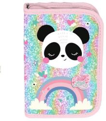 PASO pandás kihajtható tolltartó - With Love (PP25PB-001BW)