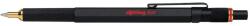 rOtring 800 Golyóstoll, 1, 0 mm, nyomógombos, fekete (web)