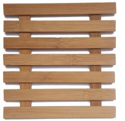  Rácsos bambusz edényalátét - Négyzet