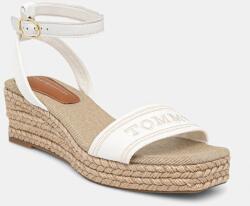 Tommy Hilfiger szandál TOMMY HILFIGER ESPAD MID WEDGE fehér, FW0FW08805 - fehér Női 36