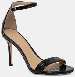 Lauren Ralph Lauren bőr szandál Allie - fekete Női 38