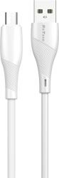 DeTech Кабел за данни DeTech DE-44M3, Micro USB, 3.0m, White - 40270 (DE-40270)
