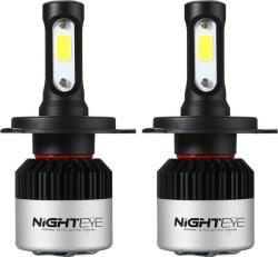 Nighteye Lămpi Autoturismului H4 LED 6500K Alb rece 9-32V 72W 2buc 25719 (25719)