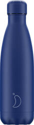 Chilly's Original All Matte Monochrome Sticlă Termos Oțel Inoxidabil Fără BPA 500ml Albastru 207272 (207272)
