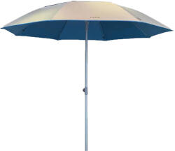 Hupa Iris Umbrelă Plajă Diametru 2m cu Protecție UV și Rezistență la Vânt Argintie/Petrol 50-3010-30 (50-3010-30)