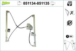 VALEO Mecanism actionare geam VALEO 851134 (851134) - automobilus