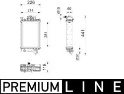 MAHLE Radiator, racire motor MAHLE CR 2804 000P (CR 2804 000P) - fixbox