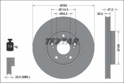 TEXTAR Disc frana TEXTAR PRO 92321303 (92321303)