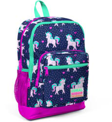 Coral High Ghiozdan cu 4 compartimente, Coral High, model unicorni