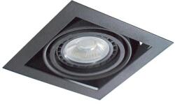 AZzardo Nova beépíthető lámpa, fekete, GU10, 1x50W, AZ-2869 (AZ-2869)