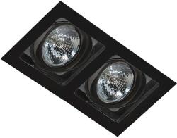AZzardo Sisto beépíthető lámpa, fekete, GU10, 2x50W, AZ-2809 (AZ-2809)