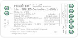 Mi-Light MiBoxer 3 az 1-ben Monokróm/RGB/RGBW SPI LED vezérlő (SPIR3)