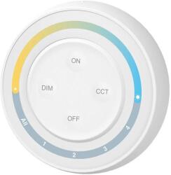 Mi-Light MIBOXER S1W+ 4 zónás mini kör távirányító, mono/CCT