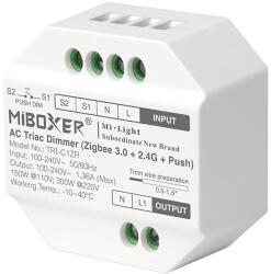 Mi-Light MIBOXER TRI-C1ZR 230V Triac fázishasításos dimmer (relé üzemmóddal) (Zigbee 3.0 + 2.4G + Push) (TRI-C1ZR)