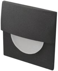 AZzardo Sane beépíthető lámpa, fekete, 3000K melegfehér, beépített LED, 2W, 170 lm, AZ-2768 (AZ-2768)