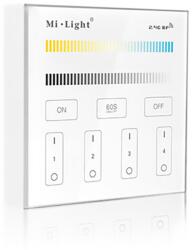 Mi-Light B2 Smart Panel CCT fali vezérlő, 4 zónás (FUTB2)