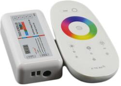 Mi-Light FUT027 RGBW LED vezérlő + távirányító, érintőgombos, 10A, 12-24V DC (FUT027)