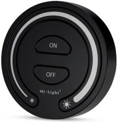 Mi-Light FUT087B monokróm távirányító, dimmer, körérintős, fekete, 2, 4GHz, elemes (FUT087B)