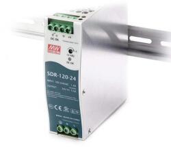 MEAN WELL SDR-120-24 120W/24V/0-5A tápegység (SDR-120-24)