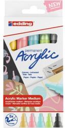 edding 5100/5 M pasztel színek ED5 5db-os akril marker készlet (7580245026) (7580245026)