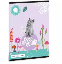 Ars Una Cute Animals Bulldog Vonalas Füzet - 1. Osztályos, 14-32, A5