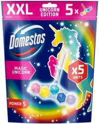 Domestos Power5 WC frissítő blokk, Magic Unicorn (5x50 g)