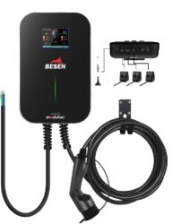 Besen WALLBOX RED Hálózatfigyelős elektromos autó fali töltő | 11 kW - 3x16A | 6m - Type 2 | DLB - BASIC - techtrade