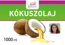 Szafi Reform Kókuszolaj - Kókuszzsír (Szűrt, NEM hidrogénezett) 1 L