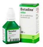 Betadine bőr- és nyálkahártya fertőtlenítő szer 30 ml - menteskereso