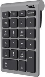 Trust Tastatura numerica Trust Xalax, Wireless 2.4, 22 taste, Gri (TR-25709)