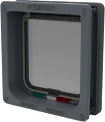 Closer Pets Cat Mate 235G 4 Utas Zárható Macskaajtó, Alagúttal - Szürke - Closer Pets (235G)