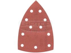 Bosch 10 részes csiszolólapkészlet multicsiszolókhoz - 102x62/93mm, 80 szemcseméret (2609256A63)