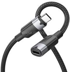 Vention USB-C 3.2/M -> USB-C 3.2/F, 1m, (hosszabbító, fekete, Gen2, 10Gbps), kábel (TRFBF) (TRFBF)