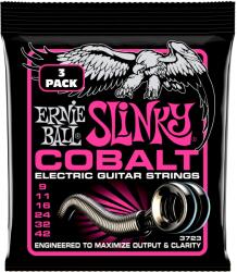 Ernie Ball 3723 Cobalt Super Slinky 3-Pack