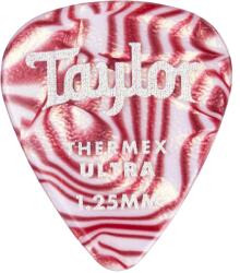 Taylor Premium Darktone Thermex Ultra Picks 351 Ruby Swirl 1.25
