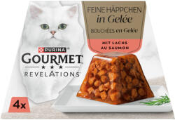 Gourmet 4x57g Gourmet Revelations Fine Cuts lazac nedves macskaeledel