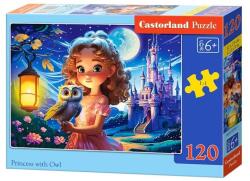 Castorland 120 db-os puzzle - Hercegnő bagollyal (B-13593) (B-13593)