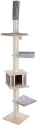  Natural Paradise Natural Paradise Orchid Vanda plafonig érő kaparófa macskáknak - Világosszürke