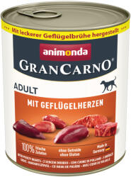 Animonda GranCarno 24x800g animonda GranCarno Original Adult szárnyasszív nedves kutyatáp